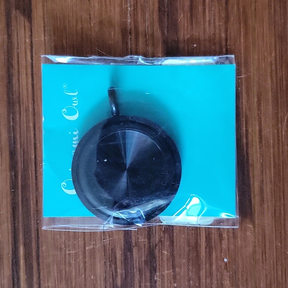 Origami Owl black charm holder back only